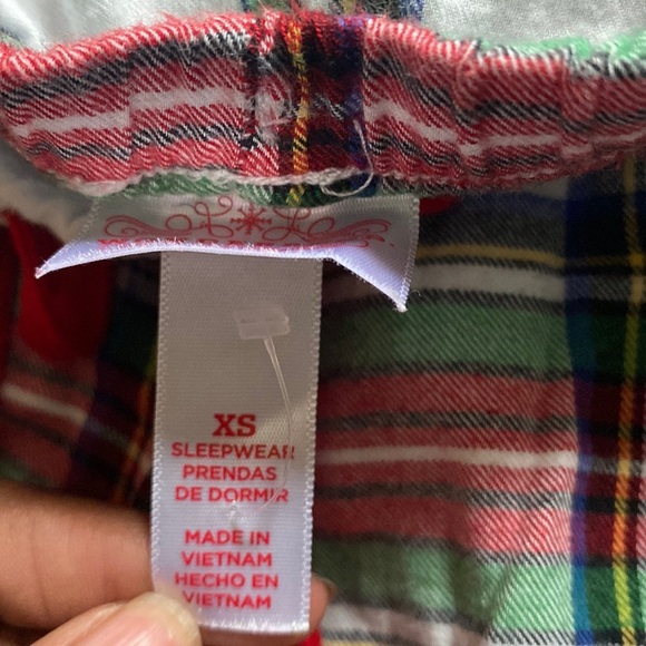 Wondershop Plaid Christmas Pajama Bottoms SIZE XS - Picture 2 of 4